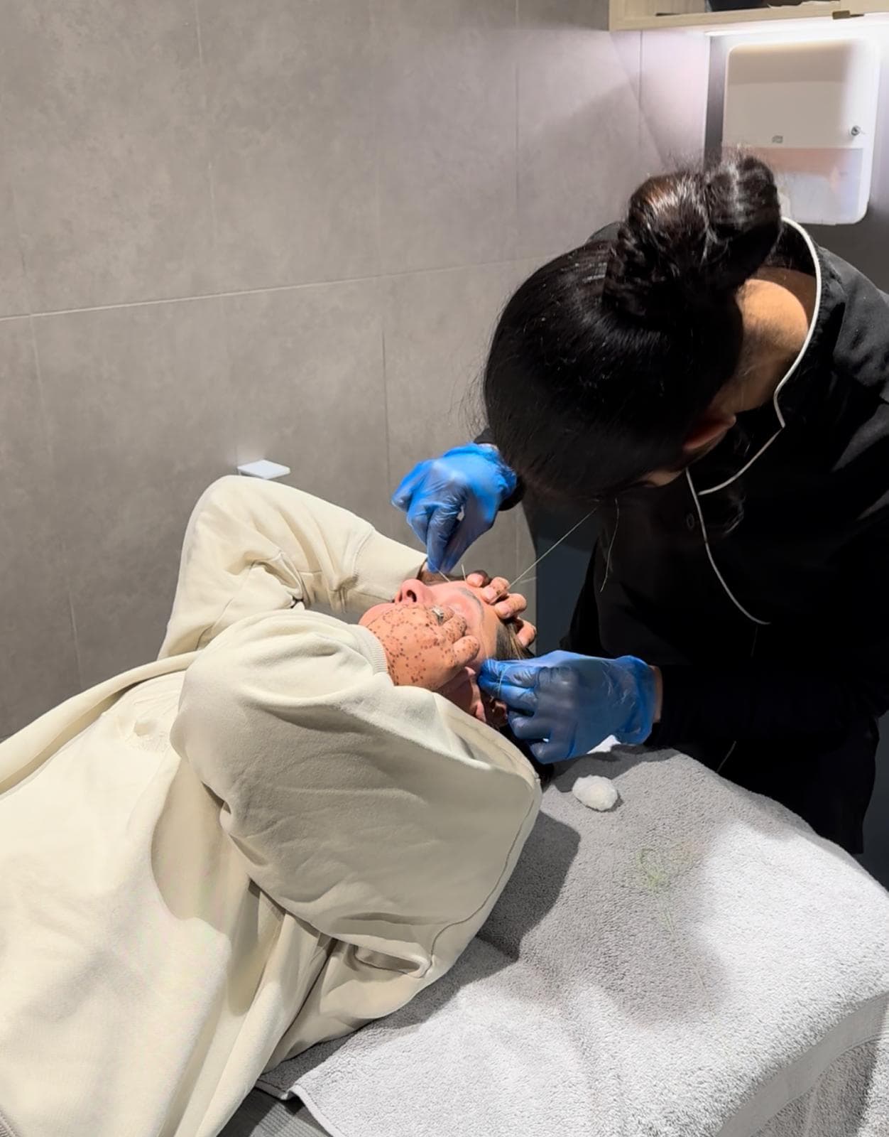 Professional threading service at The Daily Cut